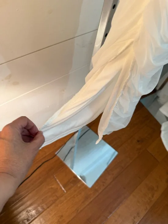 Lulu's White Ruched Scoop Neck Maxi Dress - Picture 4 of 4